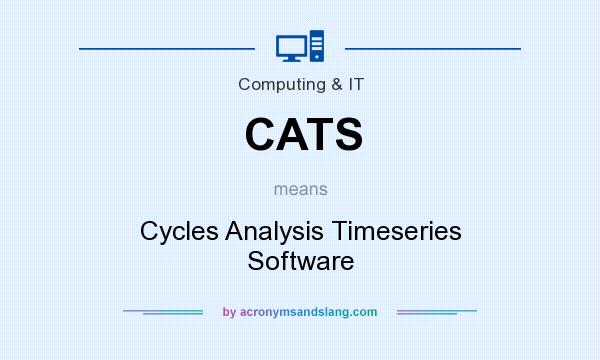 What does CATS mean? It stands for Cycles Analysis Timeseries Software