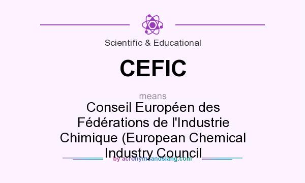 What does CEFIC mean? It stands for Conseil Européen des Fédérations de l`Industrie Chimique (European Chemical Industry Council
