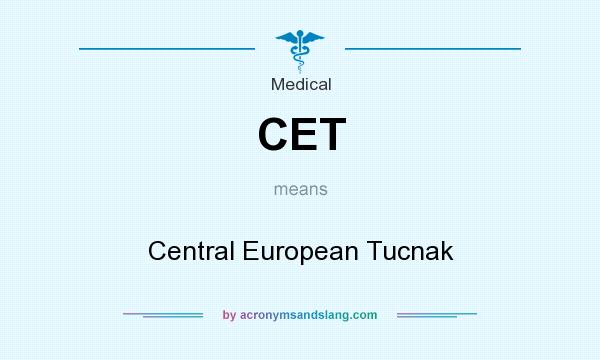 What does CET mean? It stands for Central European Tucnak