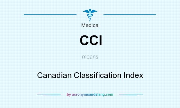 What does CCI mean? It stands for Canadian Classification Index