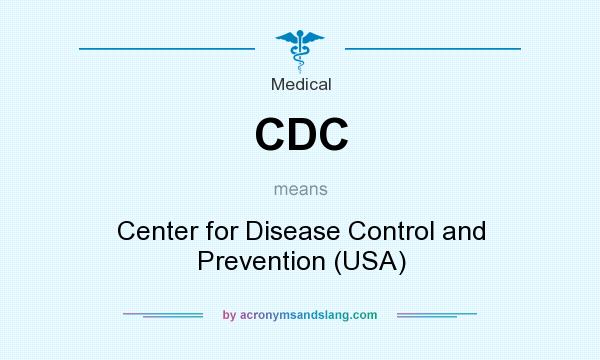 What does CDC mean? It stands for Center for Disease Control and Prevention (USA)