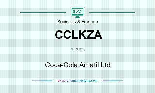 What does CCLKZA mean? It stands for Coca-Cola Amatil Ltd