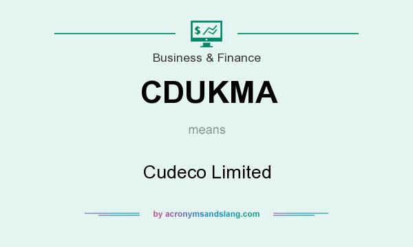 What does CDUKMA mean? It stands for Cudeco Limited