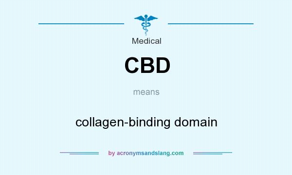 What does CBD mean? It stands for collagen-binding domain