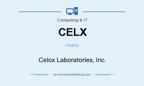 What does CELX mean? It stands for Celox Laboratories, Inc.