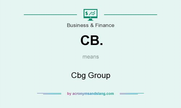 What does CB. mean? It stands for Cbg Group