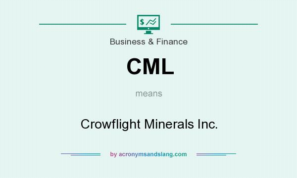 What does CML mean? It stands for Crowflight Minerals Inc.