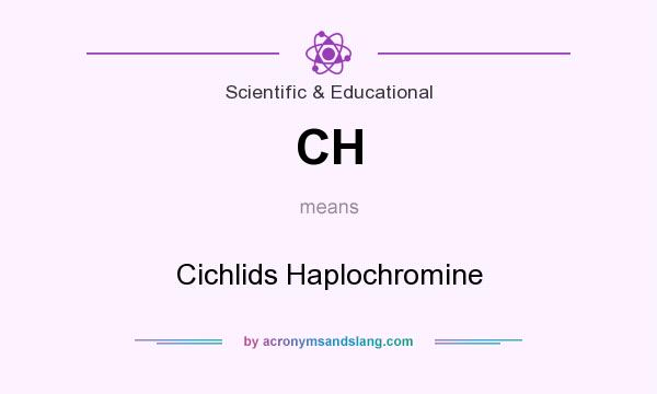 What does CH mean? It stands for Cichlids Haplochromine