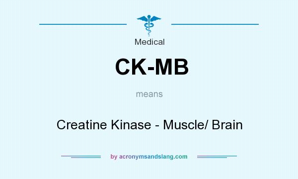 CK MB Creatine Kinase Muscle Brain In Medical By AcronymsAndSlang