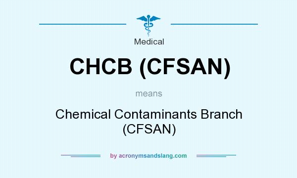 What does CHCB (CFSAN) mean? It stands for Chemical Contaminants Branch (CFSAN)