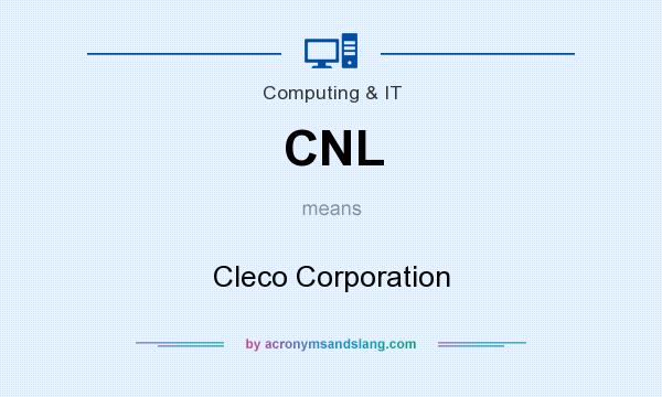 What does CNL mean? It stands for Cleco Corporation
