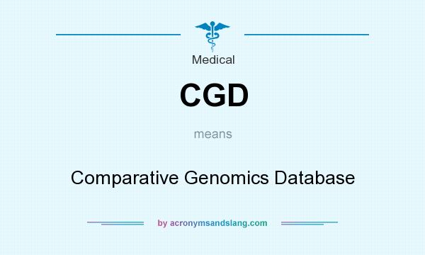 What does CGD mean? It stands for Comparative Genomics Database