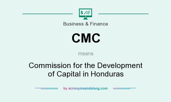 What does CMC mean? It stands for Commission for the Development of Capital in Honduras