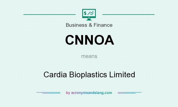 What does CNNOA mean? It stands for Cardia Bioplastics Limited