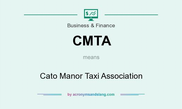 What does CMTA mean? It stands for Cato Manor Taxi Association