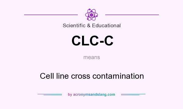 What does CLC-C mean? It stands for Cell line cross contamination
