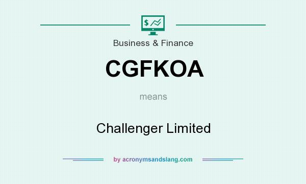 What does CGFKOA mean? It stands for Challenger Limited