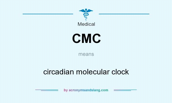 What does CMC mean? It stands for circadian molecular clock