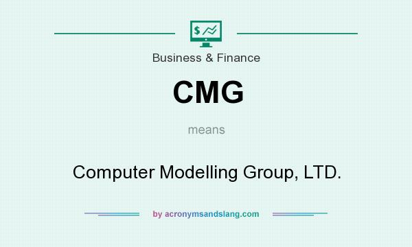 What does CMG mean? It stands for Computer Modelling Group, LTD.