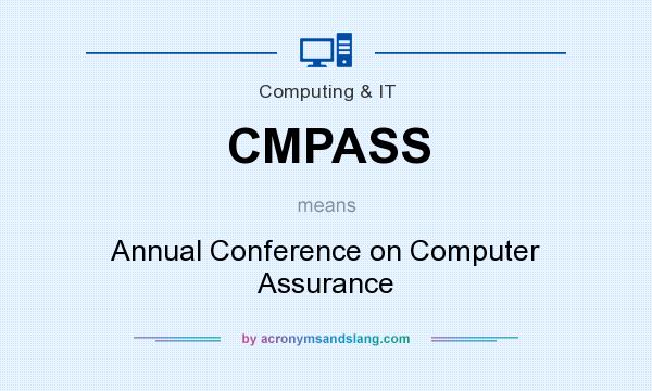 What does CMPASS mean? It stands for Annual Conference on Computer Assurance