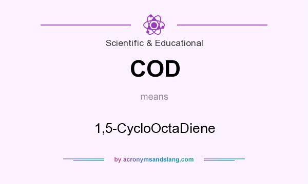 What does COD mean? It stands for 1,5-CycloOctaDiene
