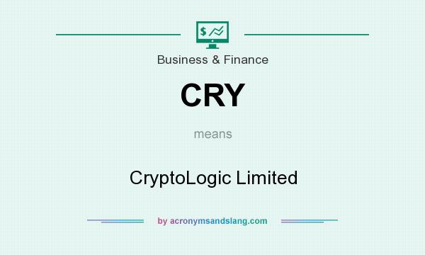 What does CRY mean? It stands for CryptoLogic Limited