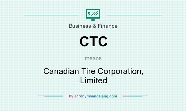What does CTC mean? It stands for Canadian Tire Corporation, Limited