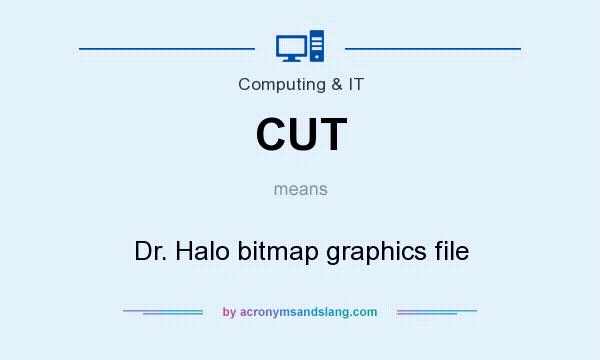 What does CUT mean? It stands for Dr. Halo bitmap graphics file