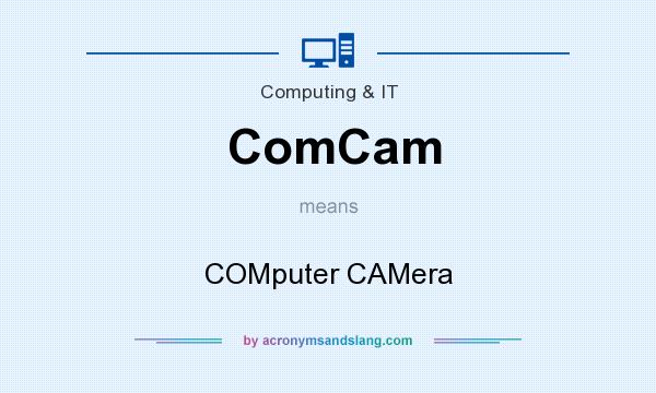 What does ComCam mean? It stands for COMputer CAMera