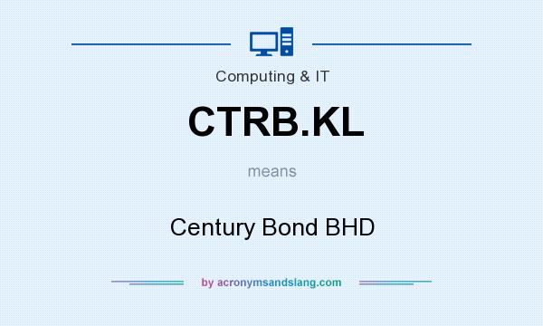 What does CTRB.KL mean? It stands for Century Bond BHD