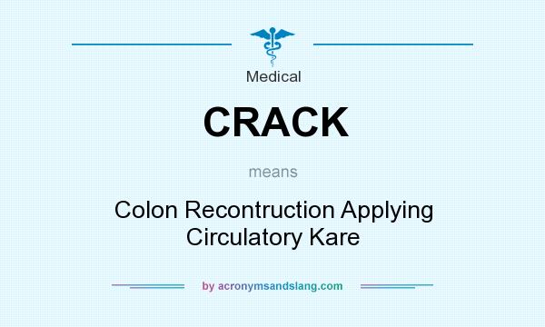 What does CRACK mean? It stands for Colon Recontruction Applying Circulatory Kare