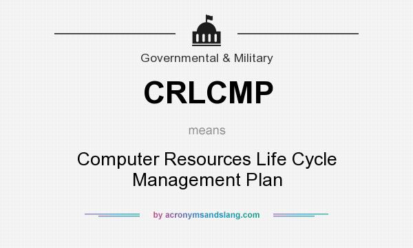 What does CRLCMP mean? It stands for Computer Resources Life Cycle Management Plan