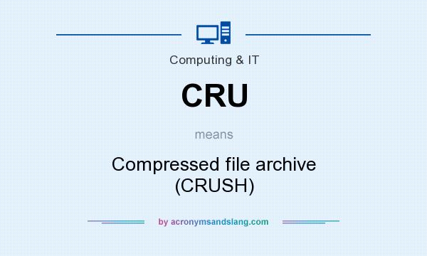 What does CRU mean? It stands for Compressed file archive (CRUSH)