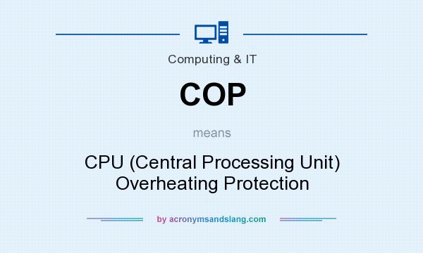 What does COP mean? It stands for CPU (Central Processing Unit) Overheating Protection