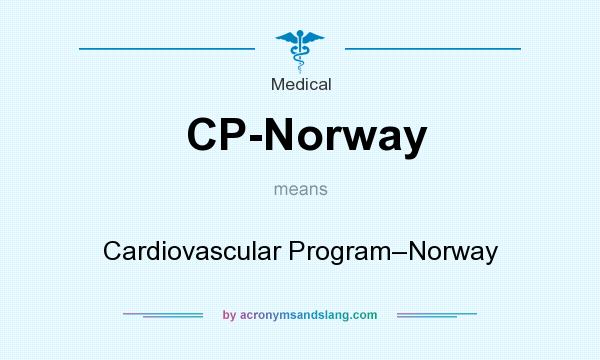 What does CP-Norway mean? It stands for Cardiovascular Program–Norway