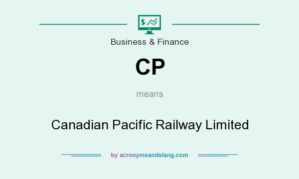 What does CP mean? It stands for Canadian Pacific Railway Limited