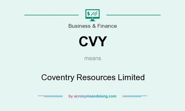 What does CVY mean? It stands for Coventry Resources Limited