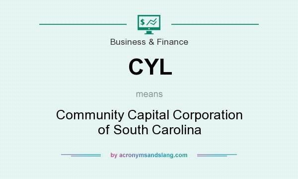 What does CYL mean? It stands for Community Capital Corporation of South Carolina