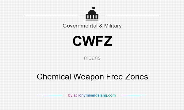 What does CWFZ mean? It stands for Chemical Weapon Free Zones