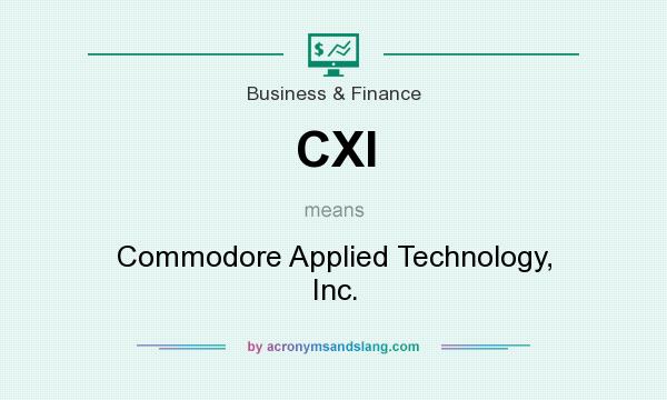 What does CXI mean? It stands for Commodore Applied Technology, Inc.