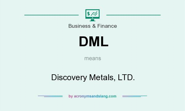 What does DML mean? It stands for Discovery Metals, LTD.
