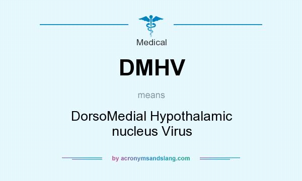 What does DMHV mean? It stands for DorsoMedial Hypothalamic nucleus Virus
