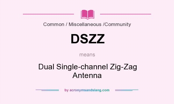 What does DSZZ mean? It stands for Dual Single-channel Zig-Zag Antenna