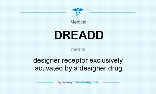 What does DREADD mean? It stands for designer receptor exclusively activated by a designer drug
