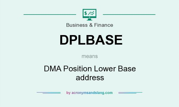 What does DPLBASE mean? It stands for DMA Position Lower Base address