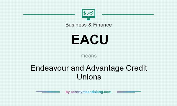 What does EACU mean? It stands for Endeavour and Advantage Credit Unions