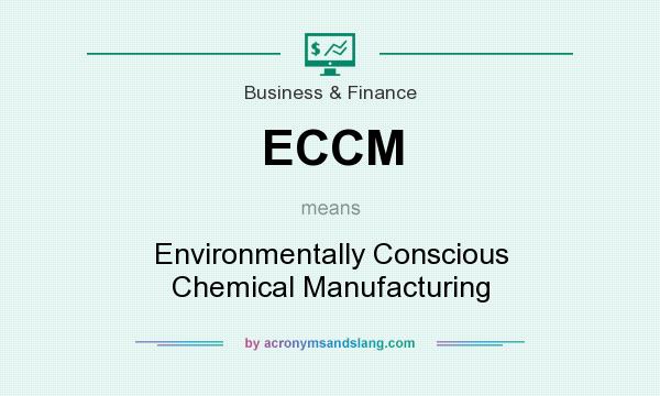What does ECCM mean? It stands for Environmentally Conscious Chemical Manufacturing