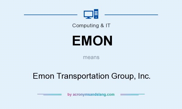 What does EMON mean? It stands for Emon Transportation Group, Inc.