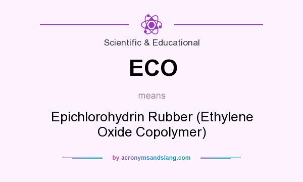 What does ECO mean? It stands for Epichlorohydrin Rubber (Ethylene Oxide Copolymer)