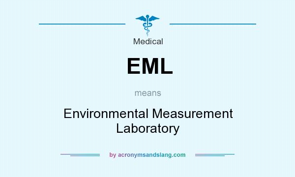 What does EML mean? It stands for Environmental Measurement Laboratory